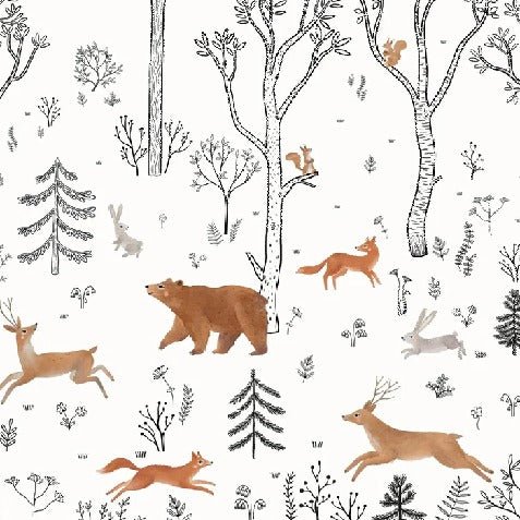 Papel pintado infantil Espíritu del bosque