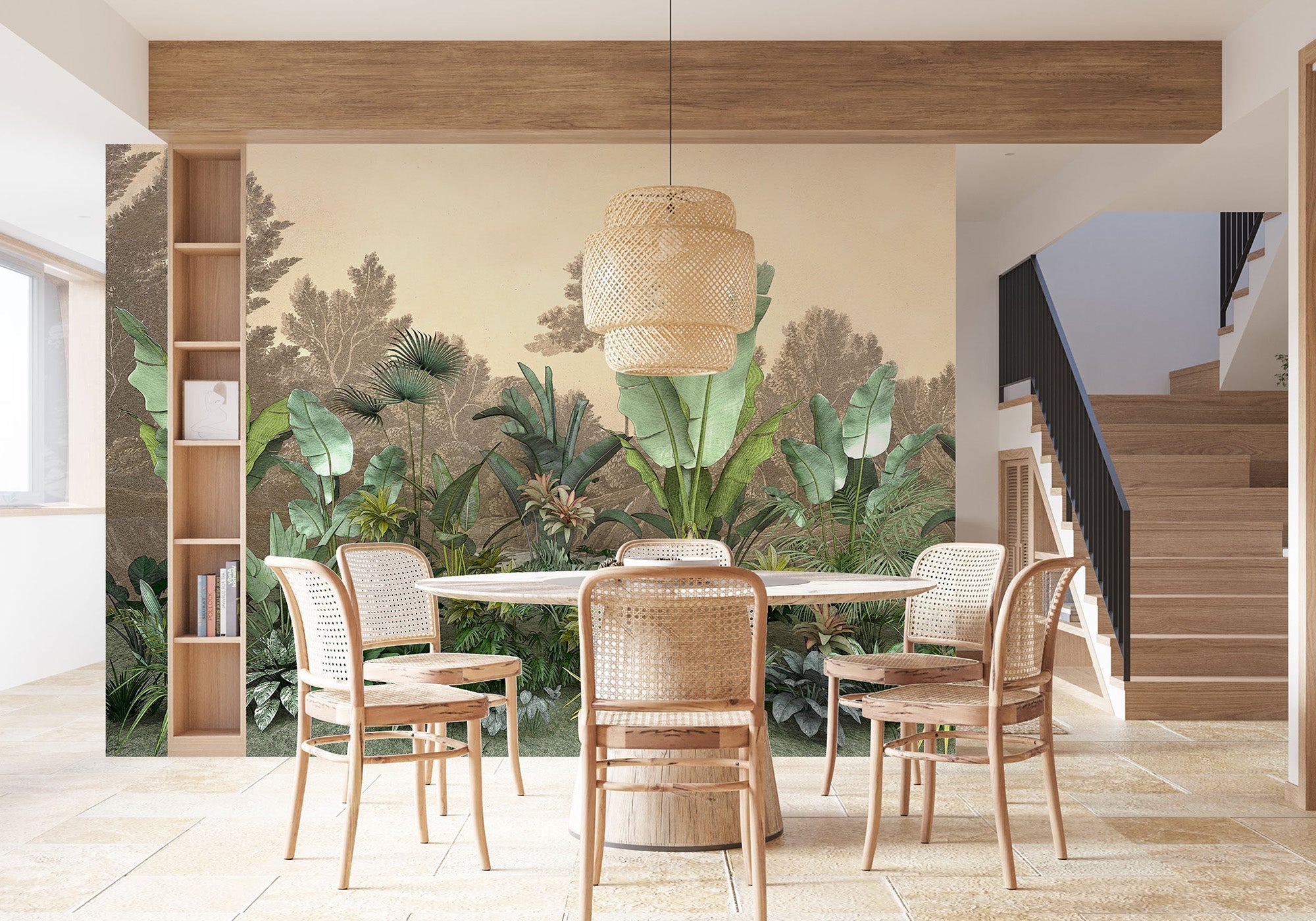 Papier peint Jungle tendance indonésia, XXL, tendance