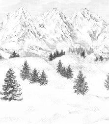 Papel pintado de la montaña de Chamonix