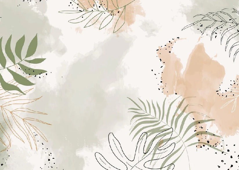 Papel pintado acuarela panorámica