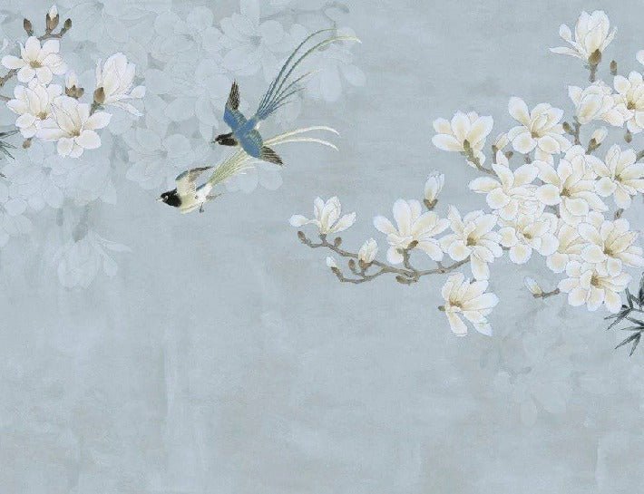 Papel pintado Floral Bird