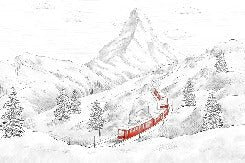 Papel pintado Matterhorn panorámico