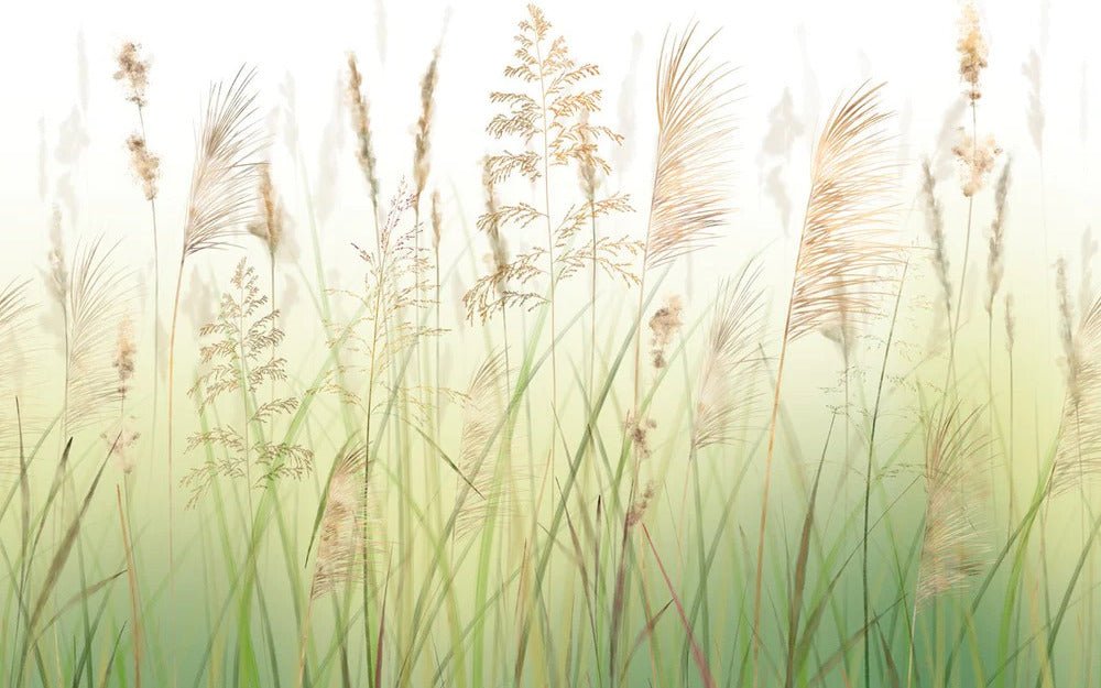 Papel pintado Gradient wheat field flower