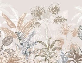 Papel pintado Panorámica de la jungla de terracota