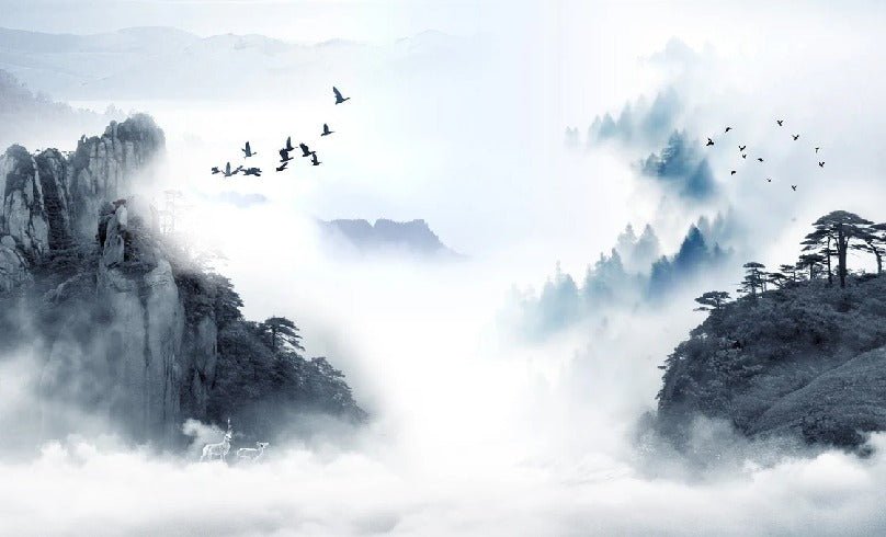 Papel pintado de Amanecer en China