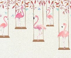 Papel pintado Flamingo
