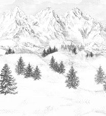 Papel pintado de la montaña de Chamonix