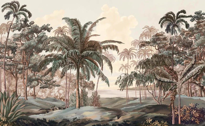 Papel pintado paisaje Célèbes terra