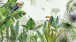 Fondo de Selva de pájaros exóticos