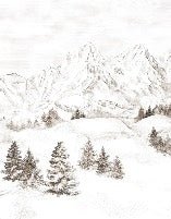 Papel pintado Montaña de los Alpes