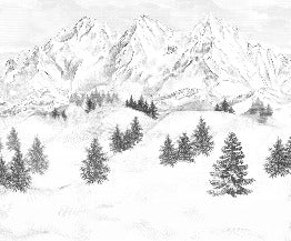 Papel pintado de la montaña de Chamonix