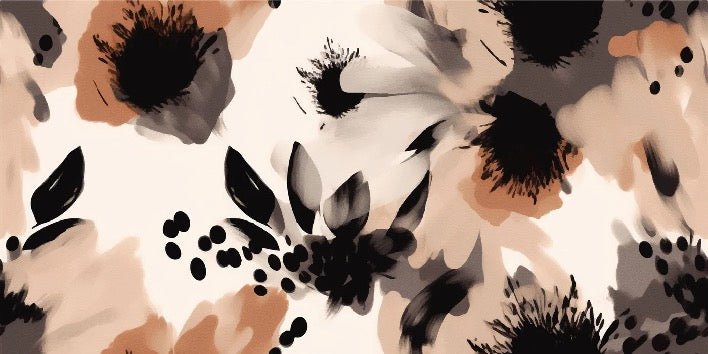 Fondo de flores hipnóticas