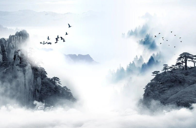 Papel pintado de Amanecer en China