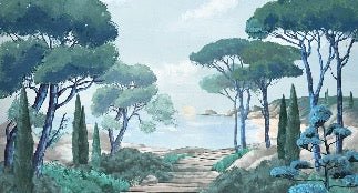 Papel pintado Paseo por los arroyos
