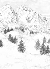 Papel pintado de la montaña de Chamonix