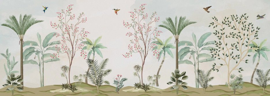Papel pintado Chinoiserie jungle
