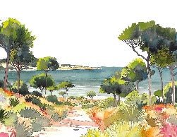 Papier peint panoramique air estival, XXL, tendance