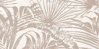 Papel pintado Hoja de selva monocromo