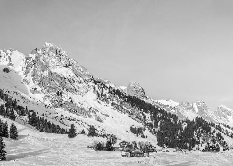 Papel pintado Chalet alpino panorámico
