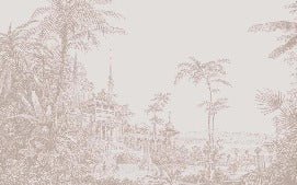 Papel pintado Monocromo Selva del templo