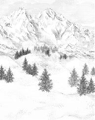 Papel pintado de la montaña de Chamonix