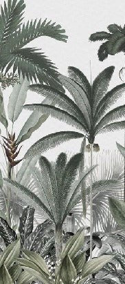 Papel pintado Árbol de la selva panorámico