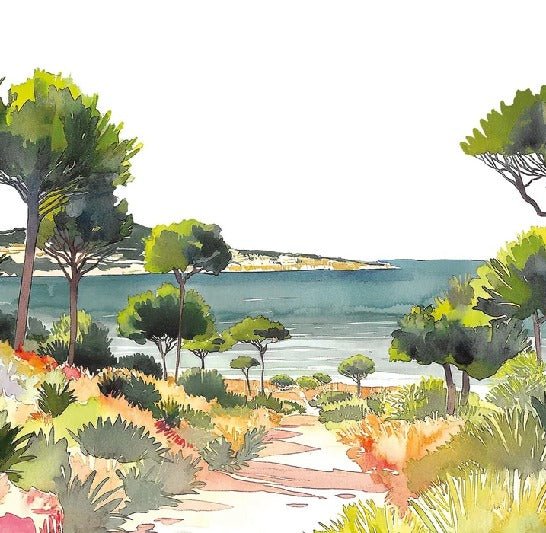 Papel pintado panorámico de verano