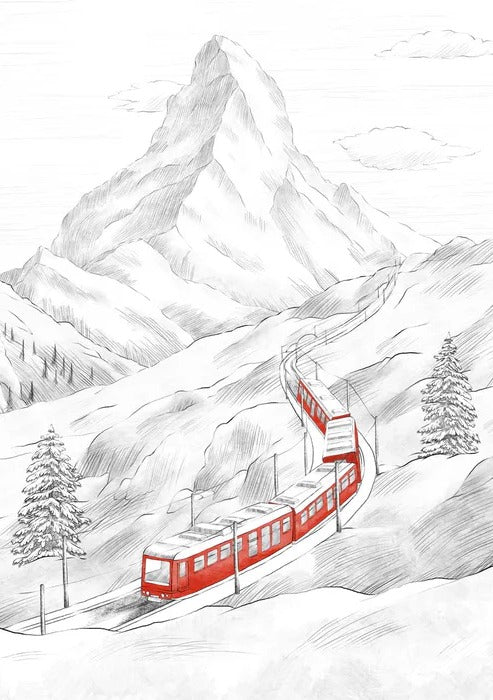 Papel pintado Matterhorn panorámico
