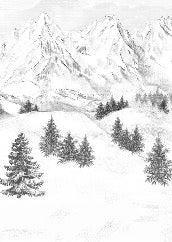 Papel pintado de la montaña de Chamonix