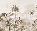 Papel pintado panoramico jungle eden sepia