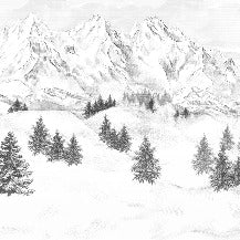 Papel pintado de la montaña de Chamonix
