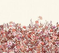 Papier peint fleurs au pinceau, XXL, tendance