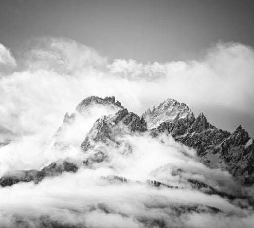 Papel pintado panorámico Picos Dolomitas