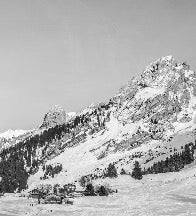 Papel pintado Chalet alpino panorámico