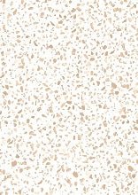 Papel pintado sepia efecto terrazo