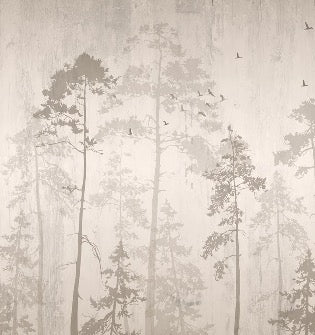 Papel pintado Bosque otoñal