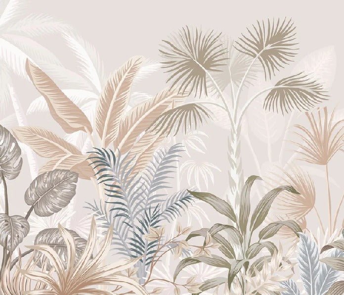 Papier peint panoramique jungle terracotta, XXL, tendance