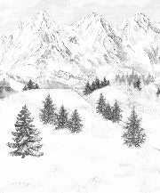 Papel pintado de la montaña de Chamonix