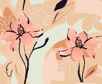 Papier peint yoga méditation fleur, XXL, tendance