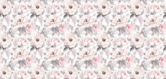 Papel pintado de flores Tendre Aquarelle