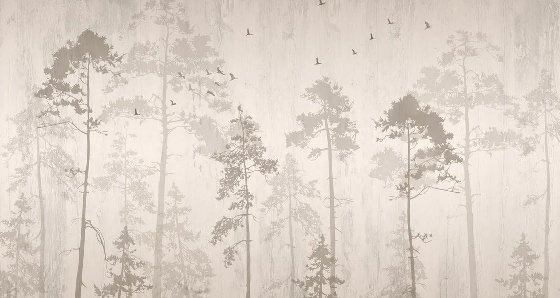 Papel pintado Bosque otoñal