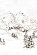 Papel pintado Montaña de los Alpes