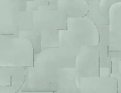 Papel pintado recortado panorámico verde