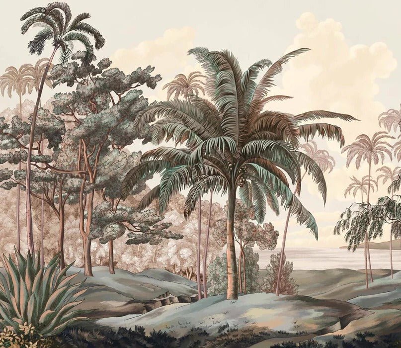 Papel pintado paisaje Célèbes terra