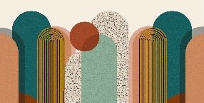 Papel pintado tendencia gráfica Art pop deco