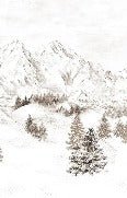 Papel pintado Montaña de los Alpes
