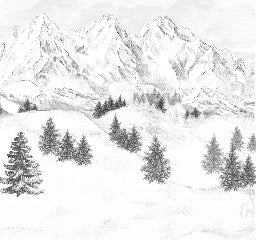 Papel pintado de la montaña de Chamonix