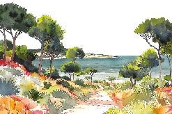 Papel pintado panorámico de verano