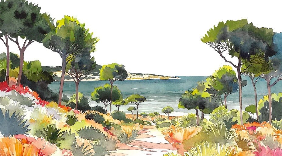 Papel pintado panorámico aire veraniego