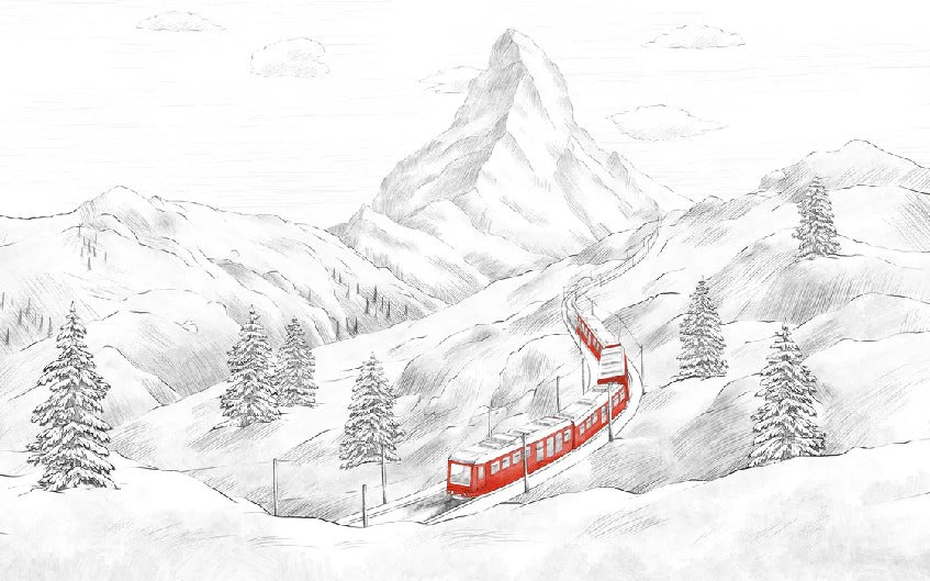 Papel pintado Matterhorn panorámico
